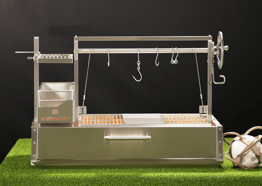 Tagwood BBQ Santa Maria Argentine Wood Fire & Charcoal Gaucho Grill Built in BBQ05SS - Smoker Guru