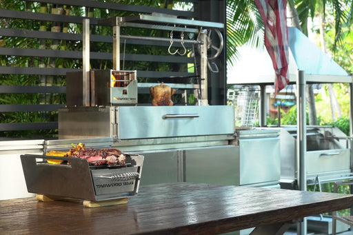 Tagwood BBQ Santa Maria Argentine Wood Fire & Charcoal Gaucho Grill Built in BBQ05SS - Smoker Guru