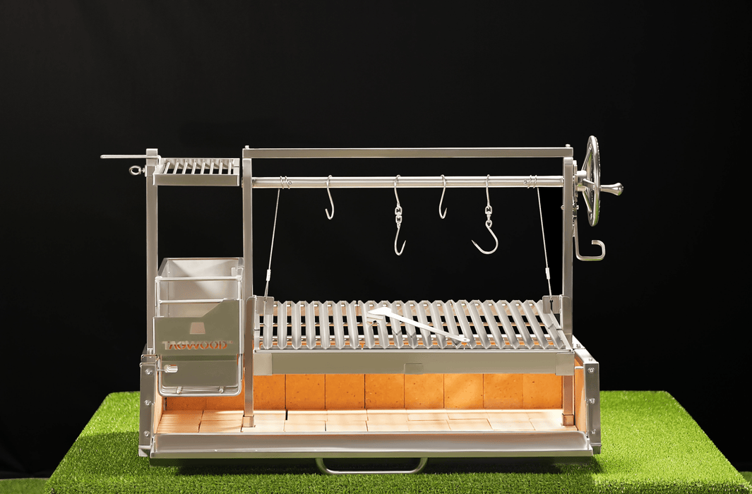 Tagwood BBQ Santa Maria Argentine Wood Fire & Charcoal Gaucho Grill Built in BBQ05SS - Smoker Guru