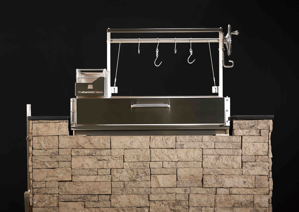 Tagwood BBQ Santa Maria Argentine Wood Fire & Charcoal Gaucho Grill Built in BBQ05SS - Smoker Guru