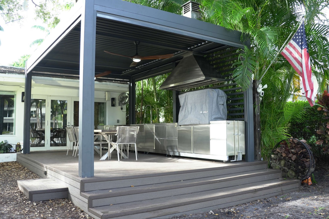 Tagwood BBQ Santa Maria Argentine Wood Fire & Charcoal Gaucho Grill Built in BBQ05SS - Smoker Guru