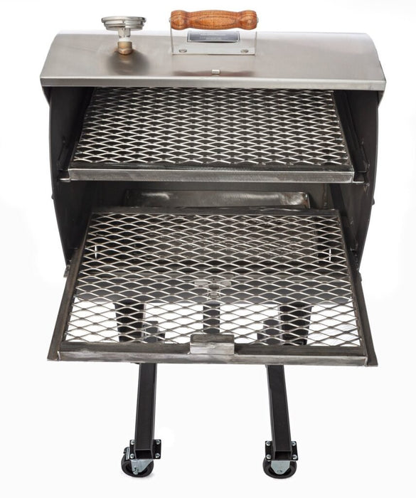 Tailgater Charcoal Grill by Pitts & Spitts Made in Houston TX - Smoker Guru