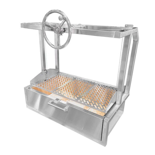 Turbo 39" Built-In Santa Maria Charcoal Grill - 39SANTAMARIA - Smoker Guru