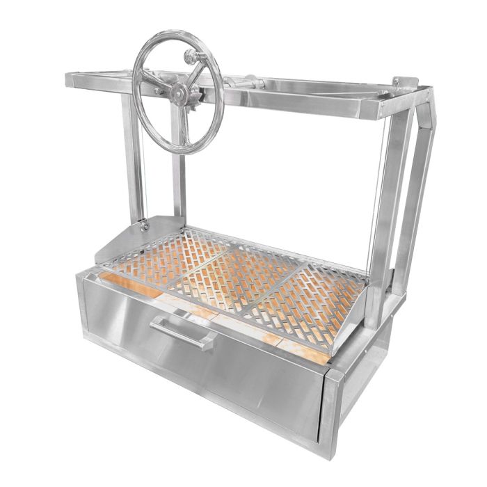 Turbo 39" Built-In Santa Maria Charcoal Grill - 39SANTAMARIA - Smoker Guru
