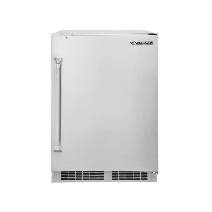 Twin Eagles 24 Inch 5.1 Cu. Ft. Outdoor Rated Refrigerator -TEOR24-G - Smoker Guru