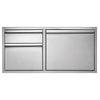 Twin Eagles 36″ 2 Drawer, Door Combo – TEDD362-B - Smoker Guru