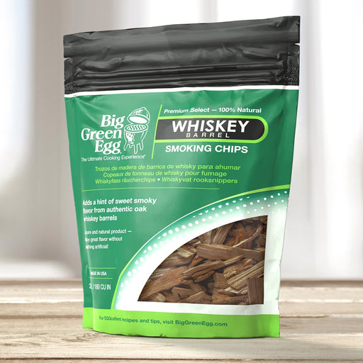 Whiskey Barrel Smoking Chips (premium) Big Green Egg - Smoker Guru