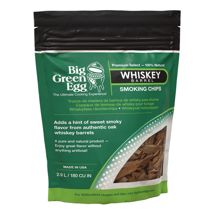Whiskey Barrel Smoking Chips (premium) Big Green Egg - Smoker Guru