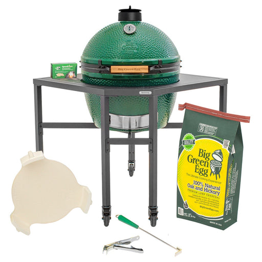 XL Big Green Egg + Corner Modular Nest Package - Smoker Guru