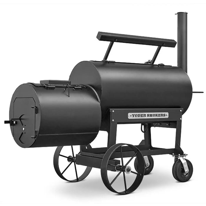 Yoder Smokers 20" Loaded Wichita Offset Smoker with Casters - Smoker Guru