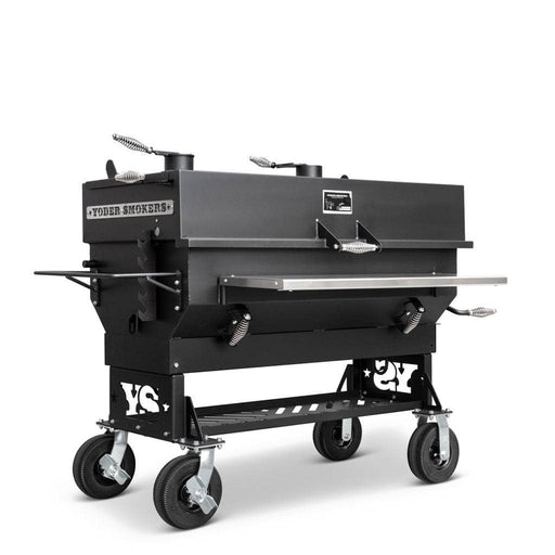 Yoder Smokers Flat Top Adjustable Charcoal Grill, Standard Cart - Smoker Guru