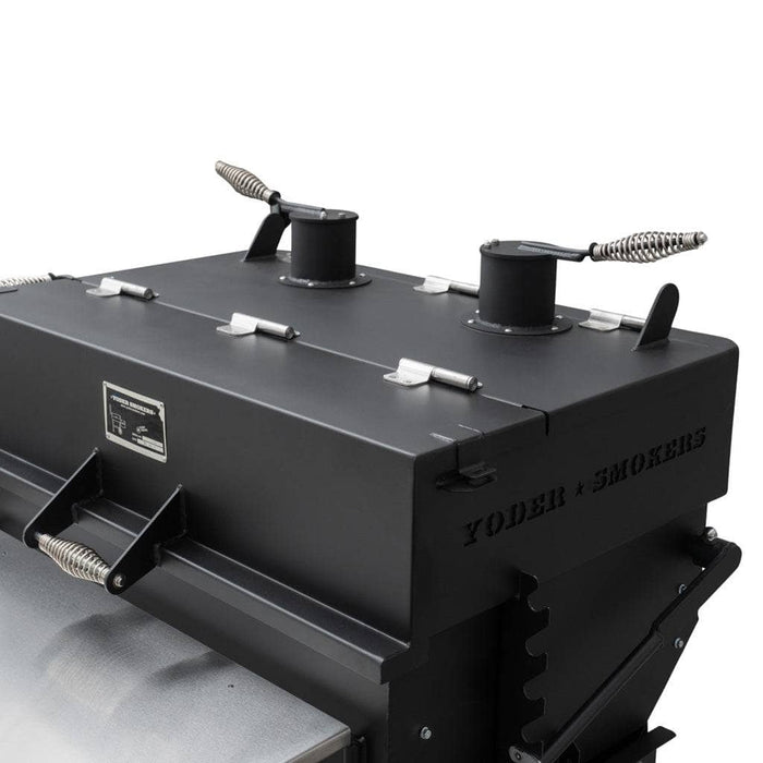 Yoder Smokers Flat Top Adjustable Charcoal Grill, Standard Cart - Smoker Guru