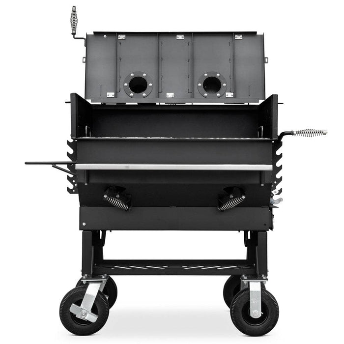 Yoder Smokers Flat Top Adjustable Charcoal Grill, Standard Cart - Smoker Guru