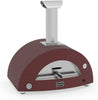 ALFA Brio Antique Red Liquid Propane Countertop Outdoor Pizza Oven - Smoker Guru