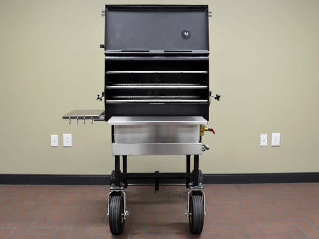 American Barbecue Systems All-Star Smoker/Grill Stainless - Smoker Guru