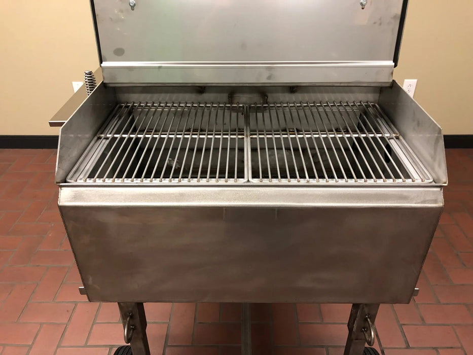 American Barbecue Systems Pit-Boss Rotisserie Pit Stainless Body - Smoker Guru