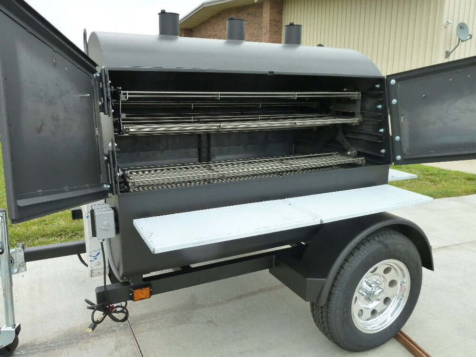 Judge 4FT with Stainless Rotisserie and Propane/Gas System - American  Barbecue Systems