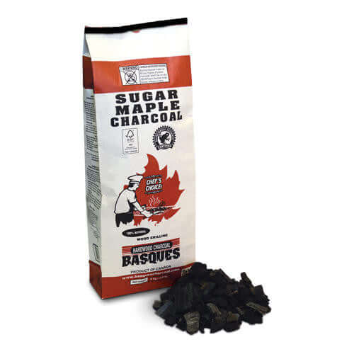 Basques Sugar Maple Lump Charcoal - 17.6lbs - Smoker Guru