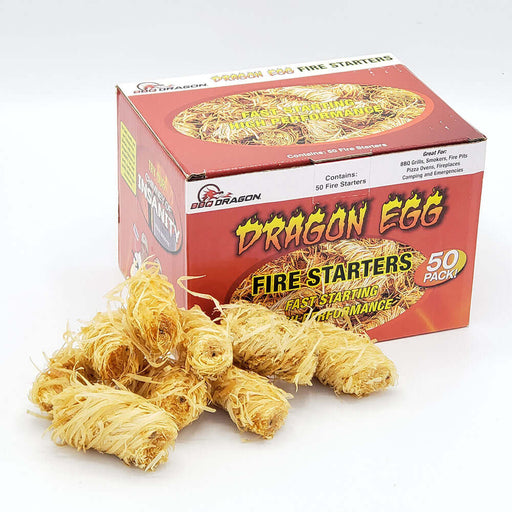 BBQ Dragon Egg Fire Starters (Pack of 50) - Smoker Guru