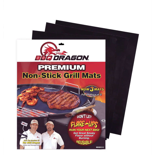 BBQ Dragon Grill Mats - 3 Sheets - Smoker Guru