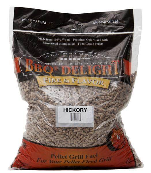 BBQr's Delight Hickory Wood Pellets - 20lb bag - Smoker Guru