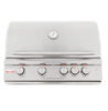 Blaze 32 Inch 4 Burner LTE Gas Grill With Rear Burner and Built-in Lighting System - BLZ-4LTE2-NG/LP - Smoker Guru