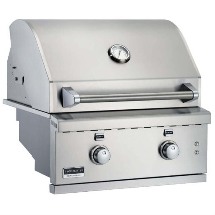 Broilmaster 26-Inch 2-Burner Built-In Gas Grill BSG262N Smoker