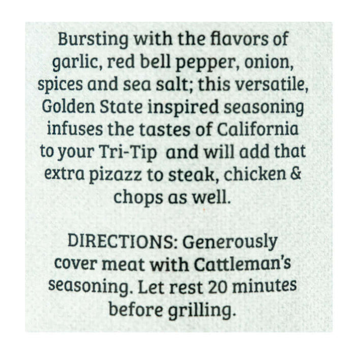 Cattleman's Grill California Tri-Tip Seasoning - 10.5oz - Smoker Guru
