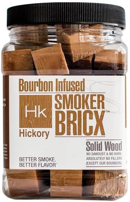 Cleveland Whiskey Bourbon Infused Smoker Bricx Hickory - 64oz - Smoker Guru