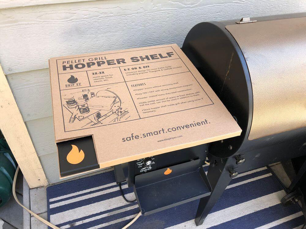 Drip EZ Pellet Grill Hopper Shelf