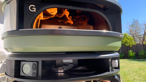 Gozney Dome Outdoor Oven Natural Gas & Wood-Fired Dual Fuel - Olive Green - Smoker Guru