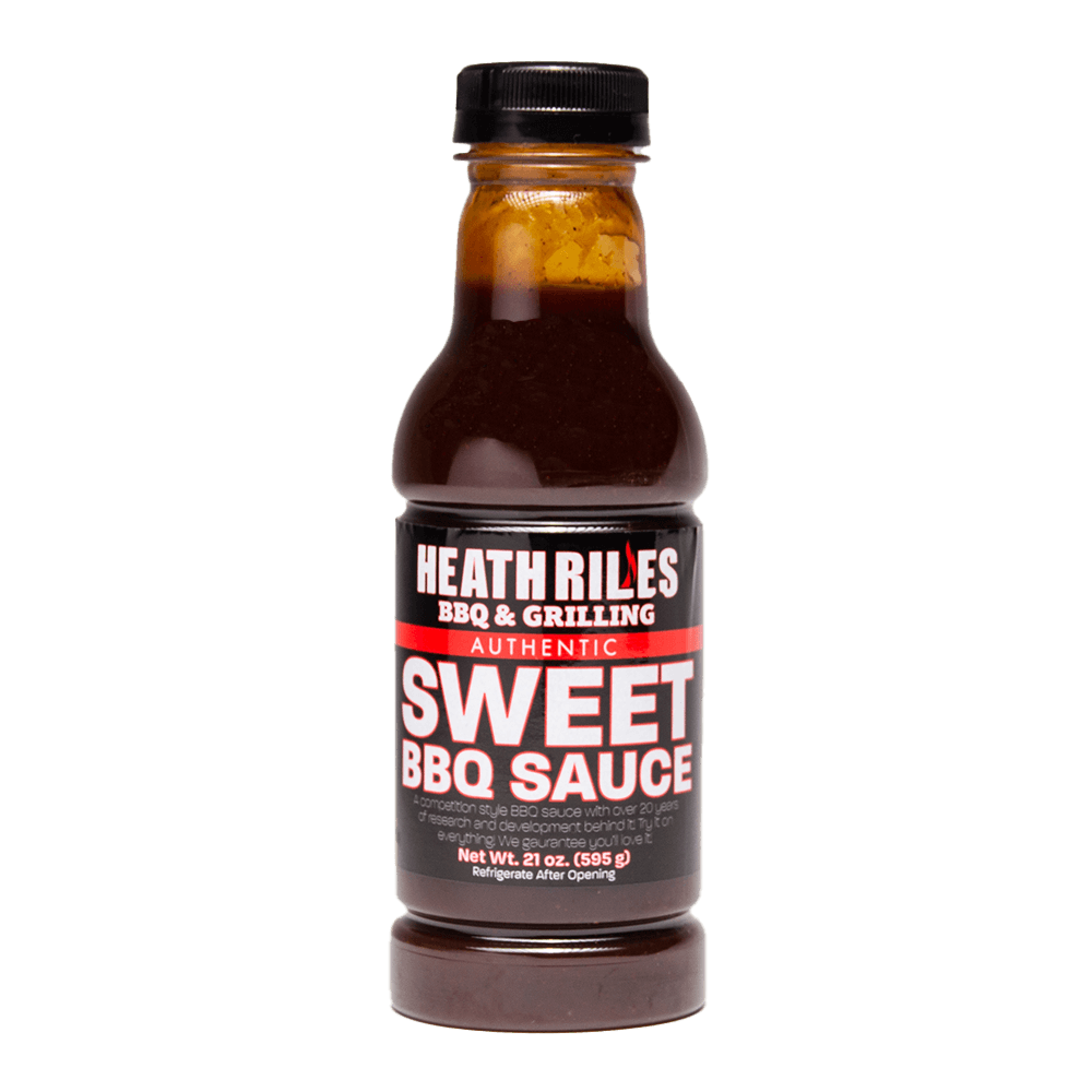 Heath Riles BBQ Sweet Barbecue Sauce, Champion Pitmaster Recipe, Bottle 18  oz. 