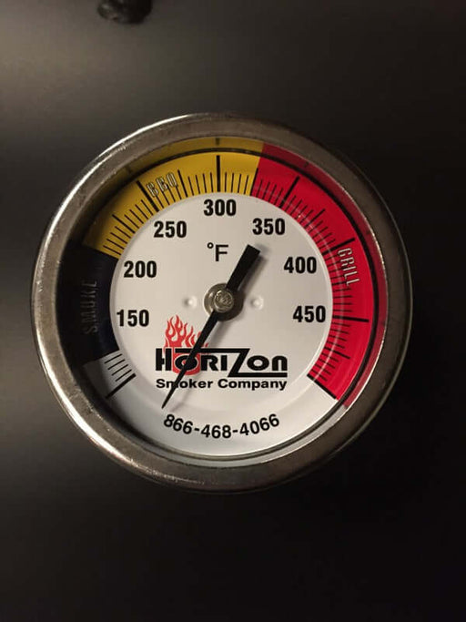 Horizon Smoker 3" Dia. Horizon Thermometer - Smoker Guru