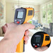 Infrared Thermometer Temperature Gun Non-contact Digital LCD IR Laser Temp Meter - Smoker Guru