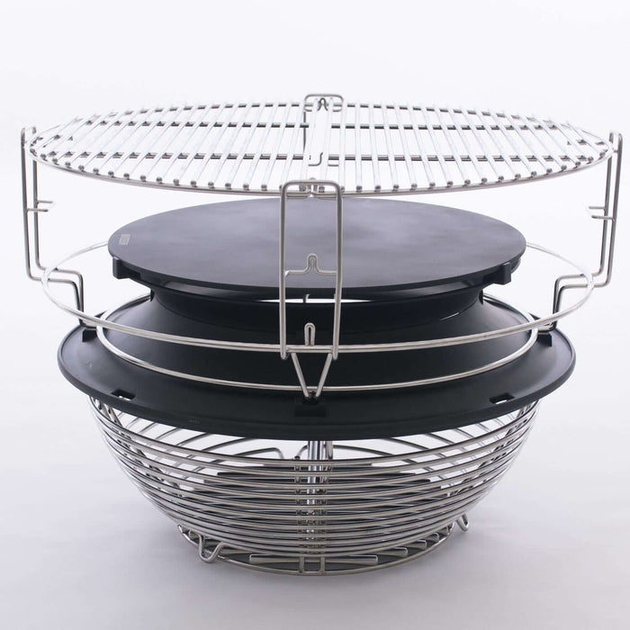 Kamado Joe Stainless Steel Charcoal Basket Grill Accessory for Joe
