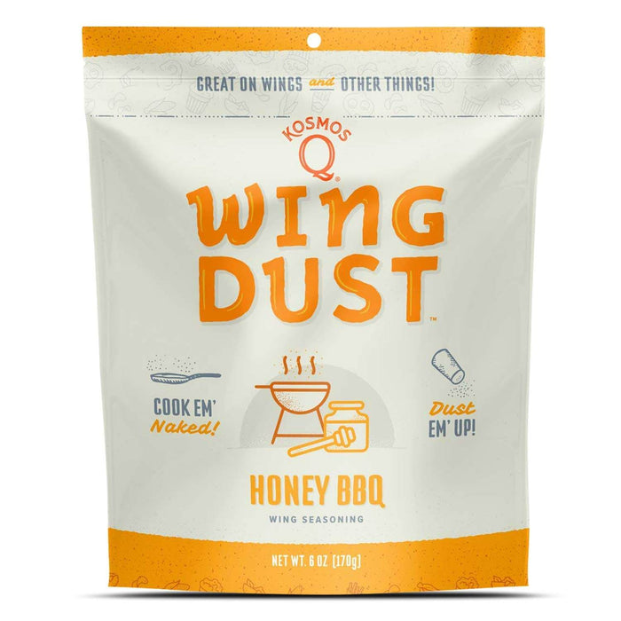 Kosmo's Q Honey Barbecue Seasoning Wing Dust (6oz) - Smoker Guru