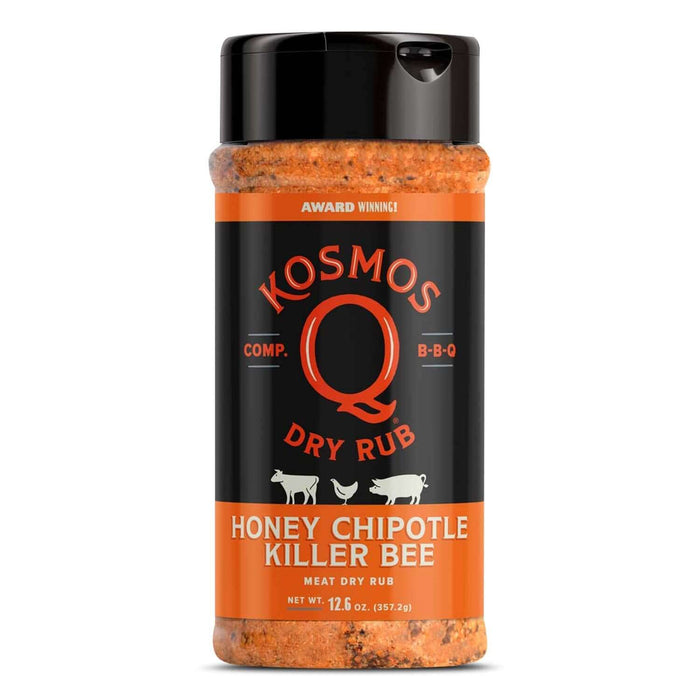 Kosmo's Q Spicy Killer Bee Chipotle Honey Rub (12.6oz) - Smoker Guru
