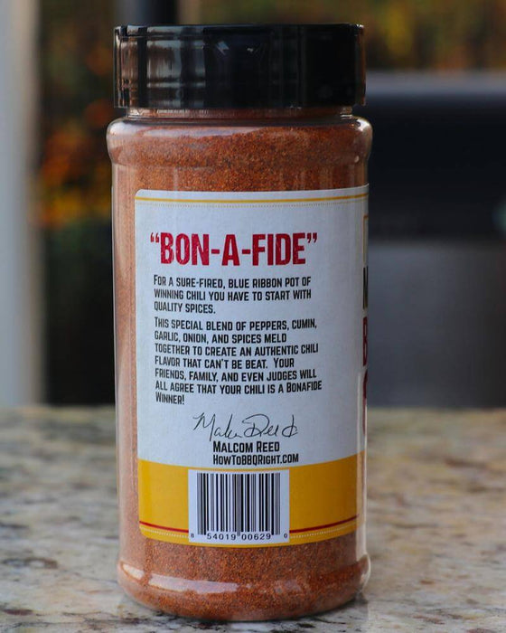 Malcom's Bonafide Chili Seasoning, 16 oz.