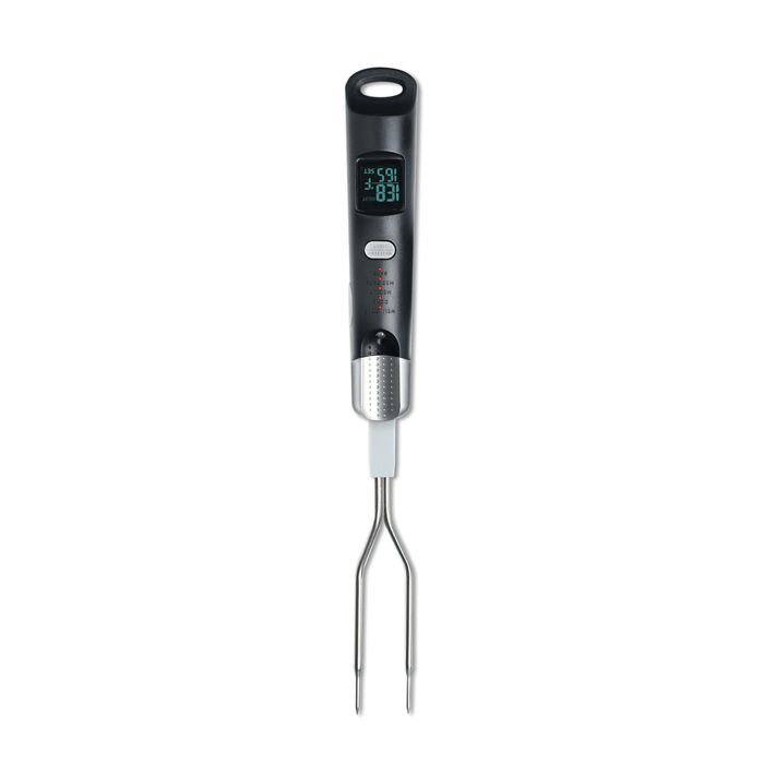 Meat Thermometer with Probe Fork Kitchen Thermometer Digital Cooking  Thermometer BBQ Temperature Meter for Barbeque Grill