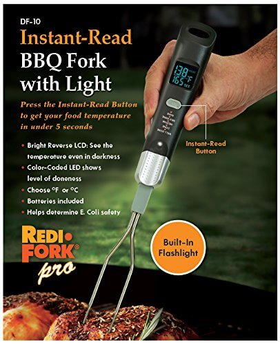Digital Meat Thermometer Fork for Grilling and Barbecue Fast Instant Read