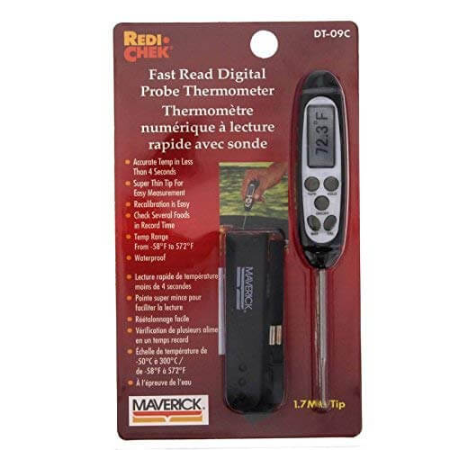 Maverick DT-09C Redi-Chek Fast Read Digital Probe Thermometer - Smoker Guru