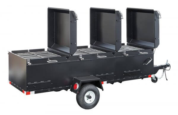 Meadow Creek BBQ144 Commercial Chicken Cooker Trailer (4 pit)