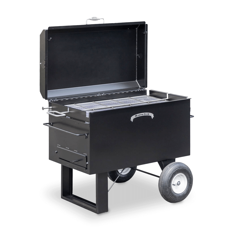 Meadow Creek BBQ42 BBQ Charcoal Chicken Cooker - Smoker Guru