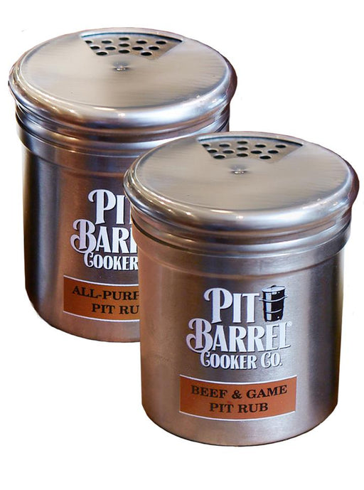 Pit Barrel Cooker Stainless Steel Shaker Set (2pcs) - AC1016 - Smoker Guru