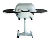 Portable Kitchen PK360 Cast Aluminum Charcoal Grill & Smoker W/ Black Shelves - Smoker Guru