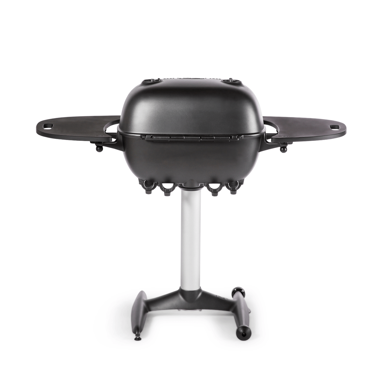 Portable Kitchen PK360 Cast Aluminum Charcoal Grill & Smoker W/ Black