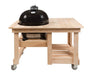 Primo Cypress Countertop Table For Oval JR 200 Ceramic Kamado Grill - PG00614 (Table Only) - Smoker Guru