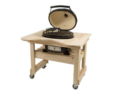 Primo Cypress Table For Oval XL 400 Ceramic Kamado Grill - PG00600 (Table Only) - Smoker Guru