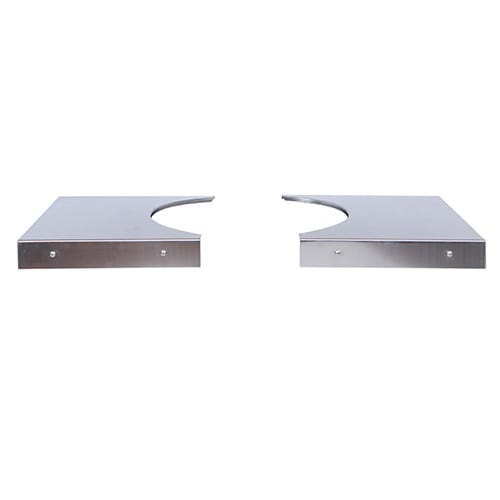 Primo Stainless Steel Side Shelves for Oval XL 400 and Oval Large 300 - PG00369 - Smoker Guru