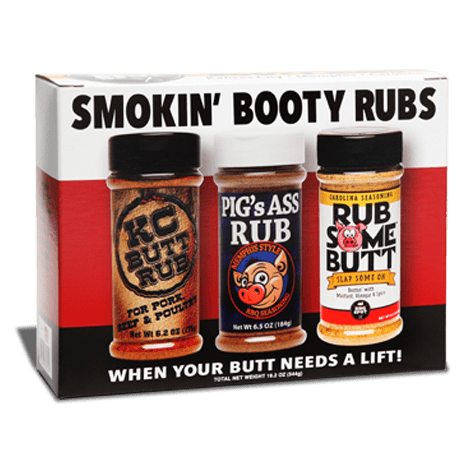 Smokin' Booty Rubs - When Your Butt Needs a Lift (3 Pack) - Smoker Guru